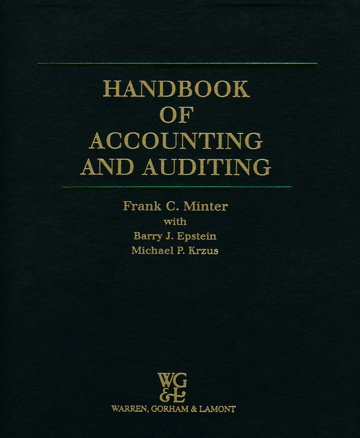  Handbook of Accounting and Auditing 
